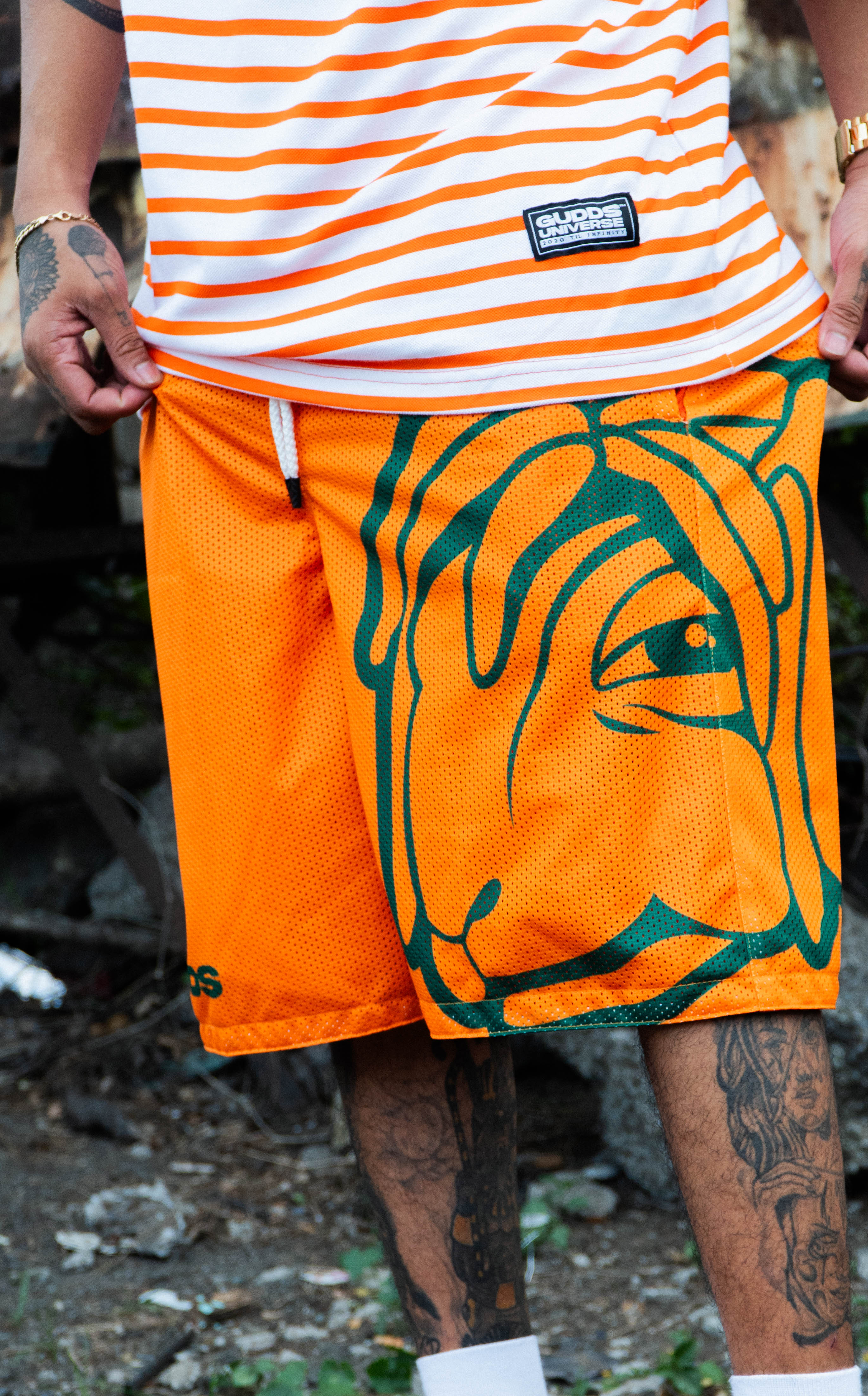 GUDDS "BIG HEAD" OG LOGO MESH SHORT