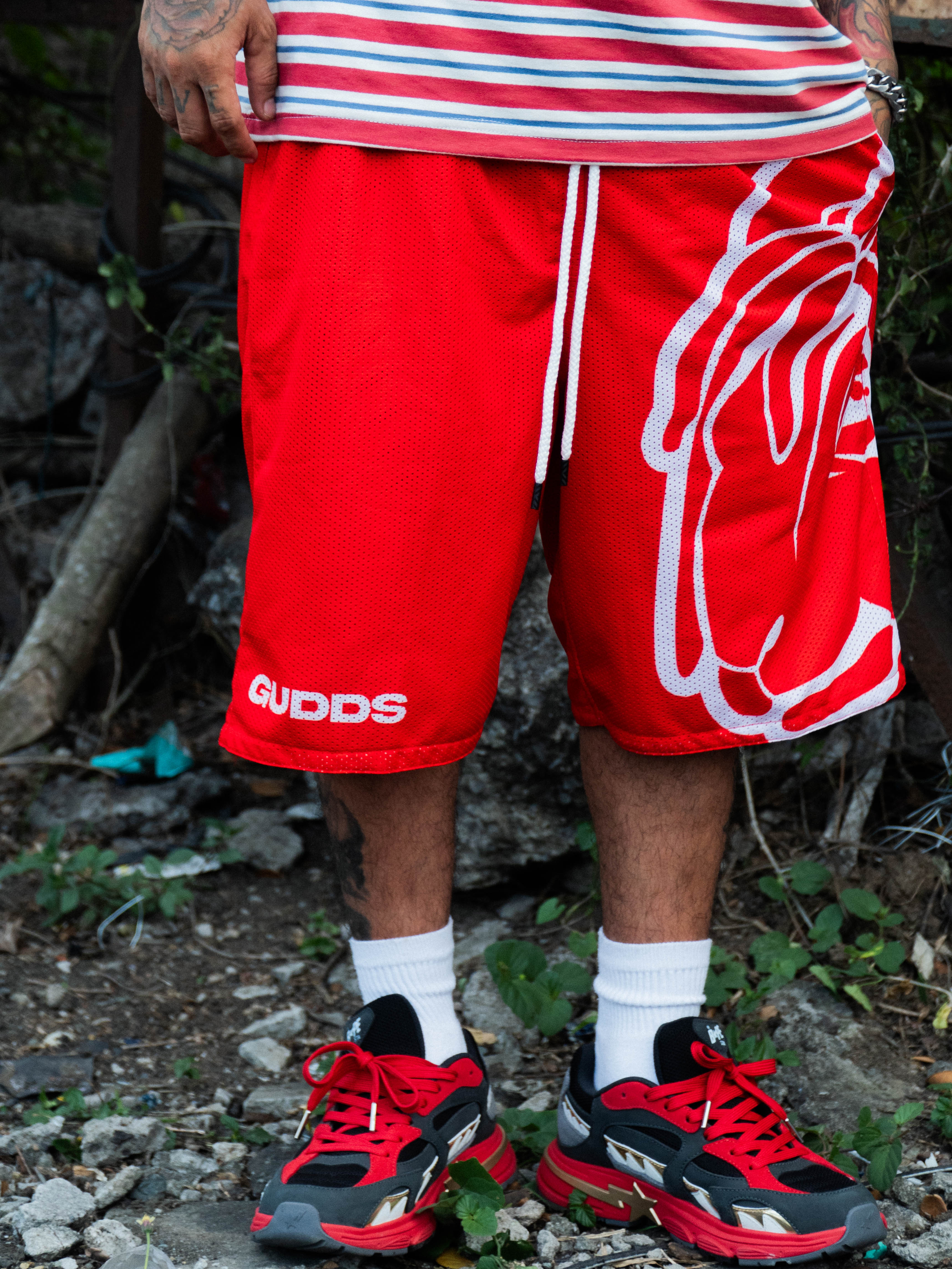 GUDDS "BIG HEAD" OG LOGO MESH SHORT