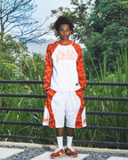 2 TONE ORENJI CAMOU WAVES RAGLAN