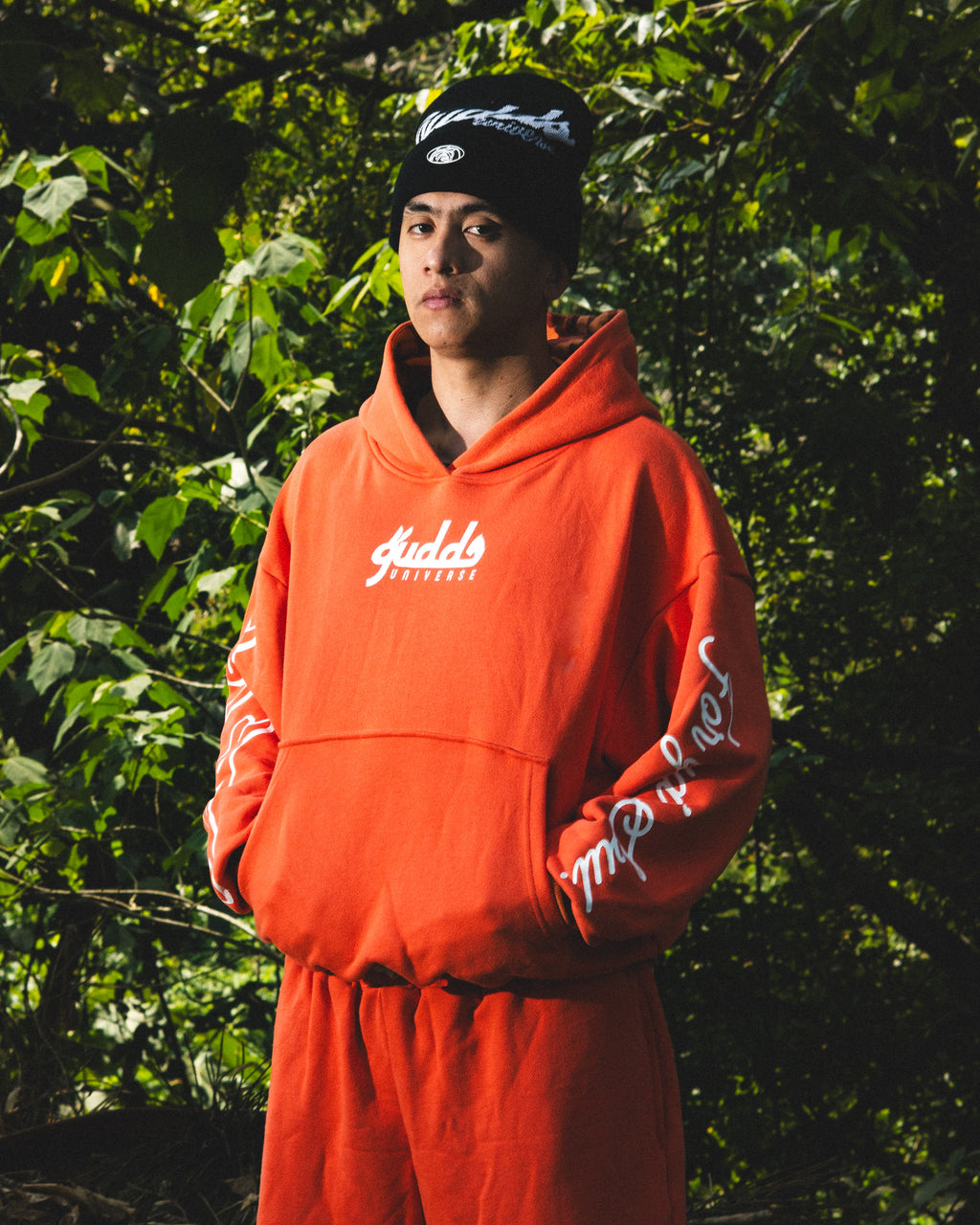 2 TONE ORENJI CAMOU HOODIE