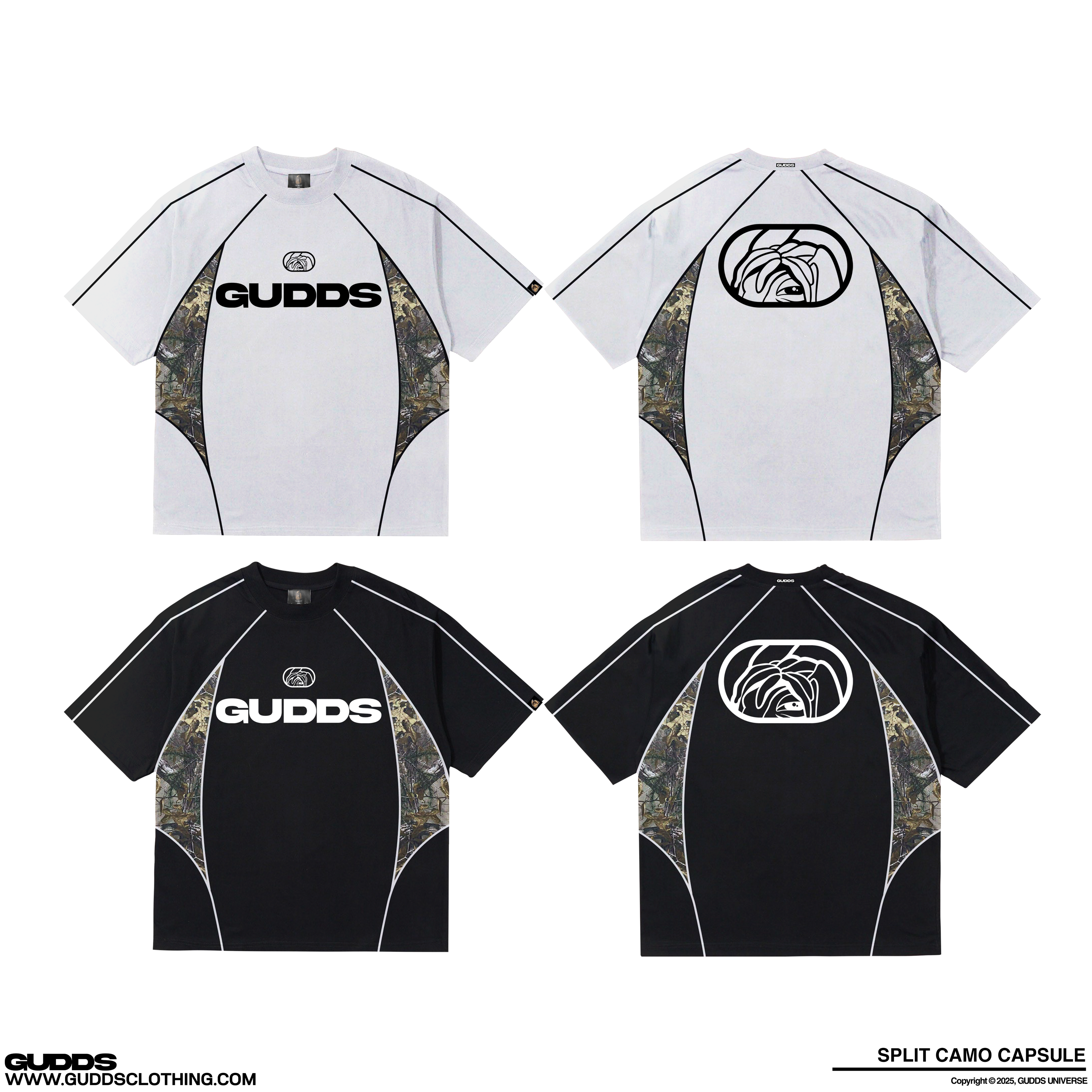 “SPLIT CAMO CAPSULE” GRAPHIC TEE