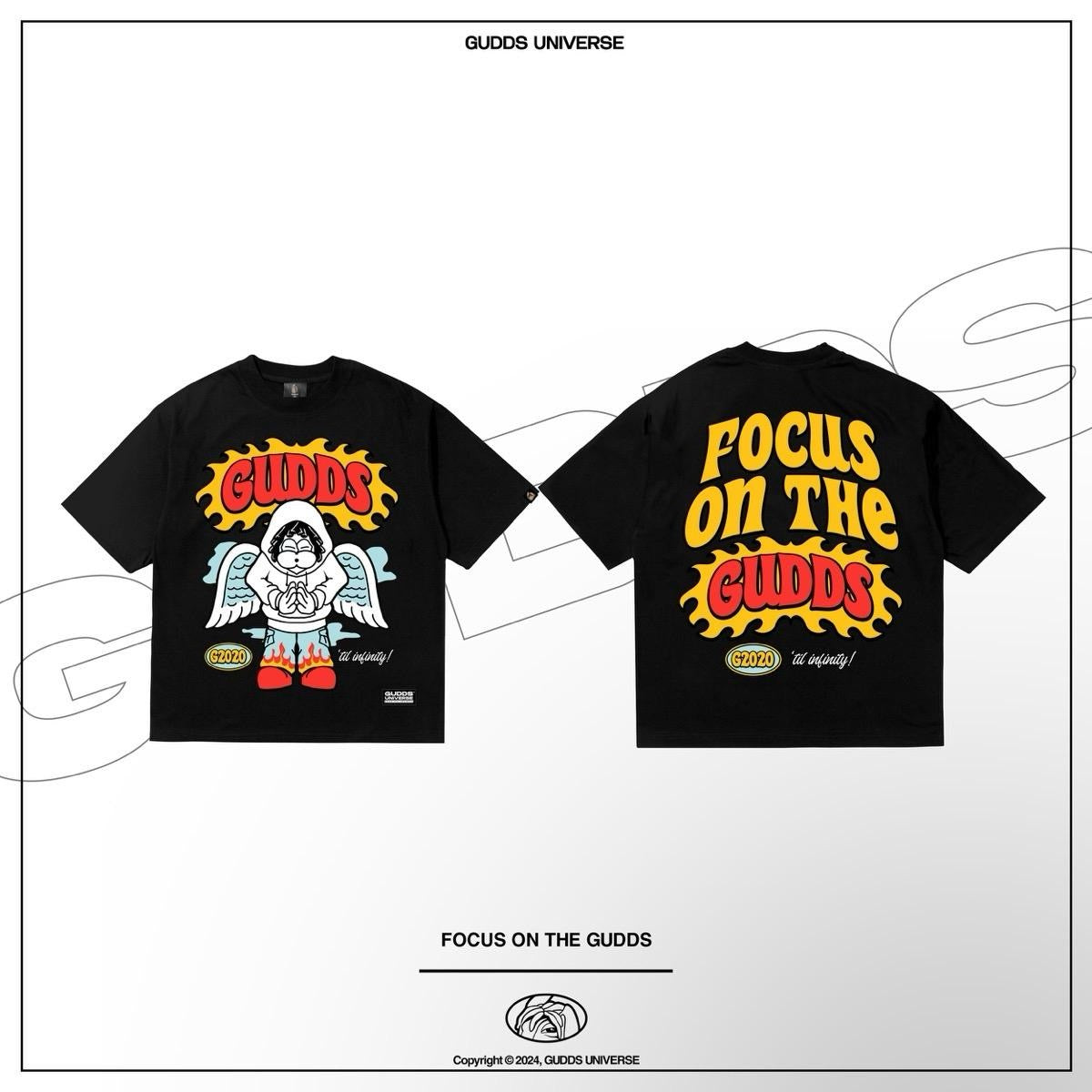 GUDDS UNIVERSE "FOCUS ON THE GUDDS" TSHIRT