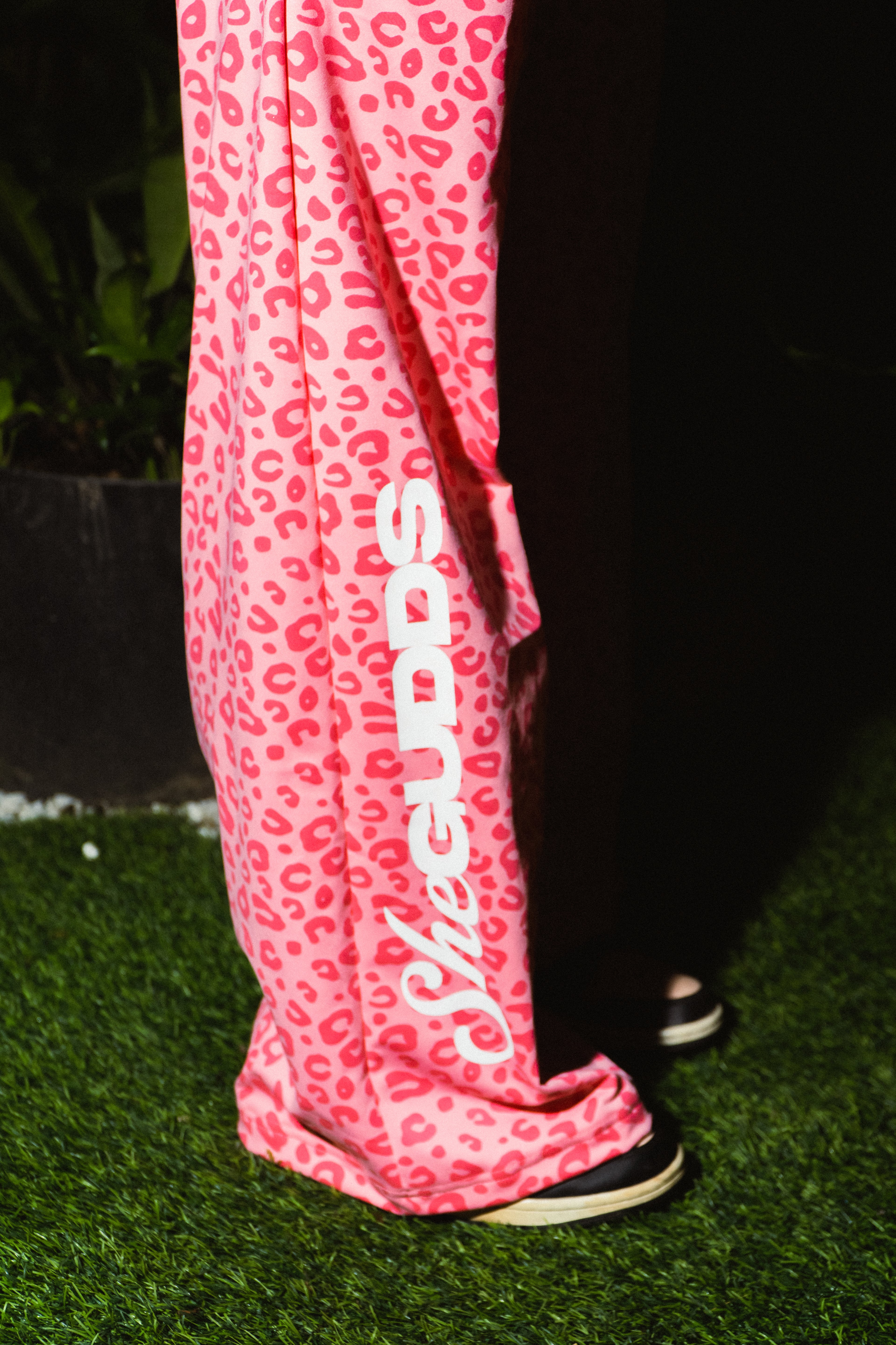 SheGUDDS - “PINK PANTHER” COUTURE BAGGY PANTS