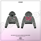 SheGUDDS “COZY” BLACK LEOPARD COUTURE  HOODIE