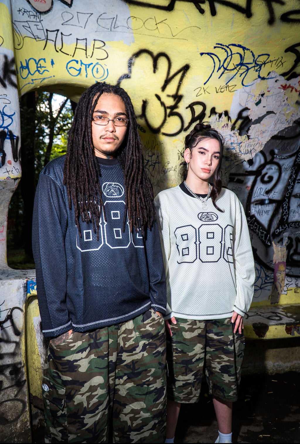 “888 LINING” MESH LONGLEEVES