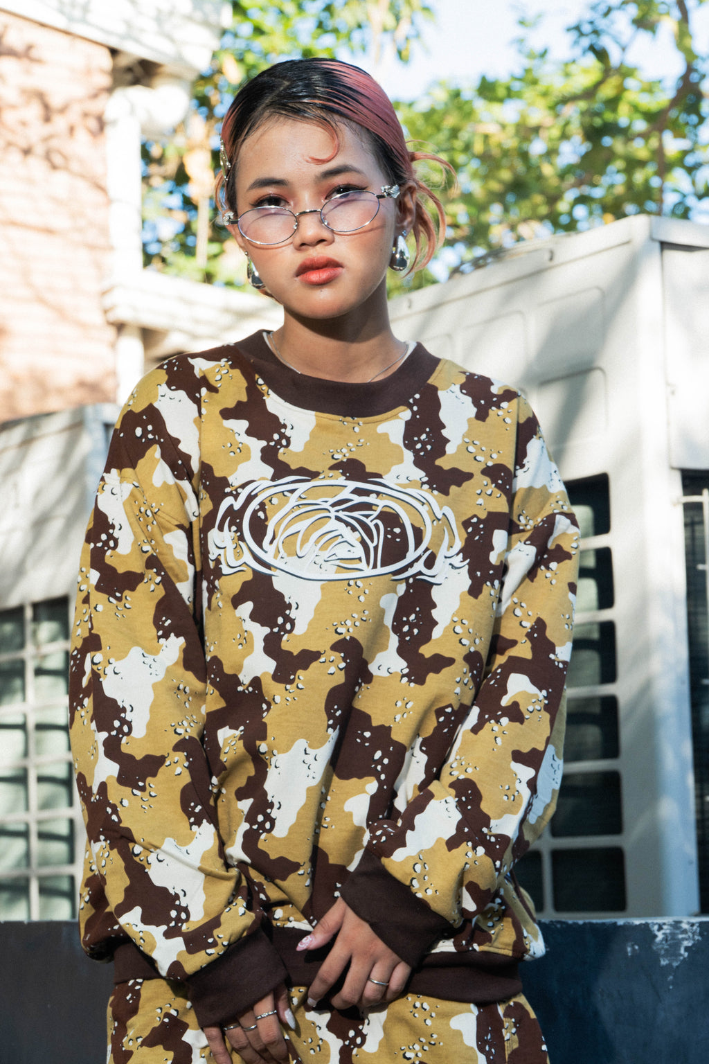 GUDDS - "EXCLUSIVE TOFFEE" CAMO (CREWNECK)