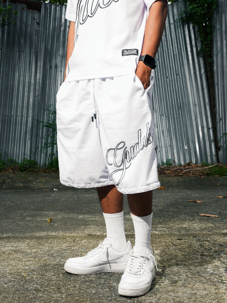 "ENDLESS PURSUIT" MESH SHORTS