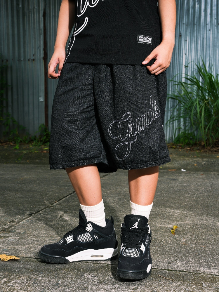"ENDLESS PURSUIT" MESH SHORTS