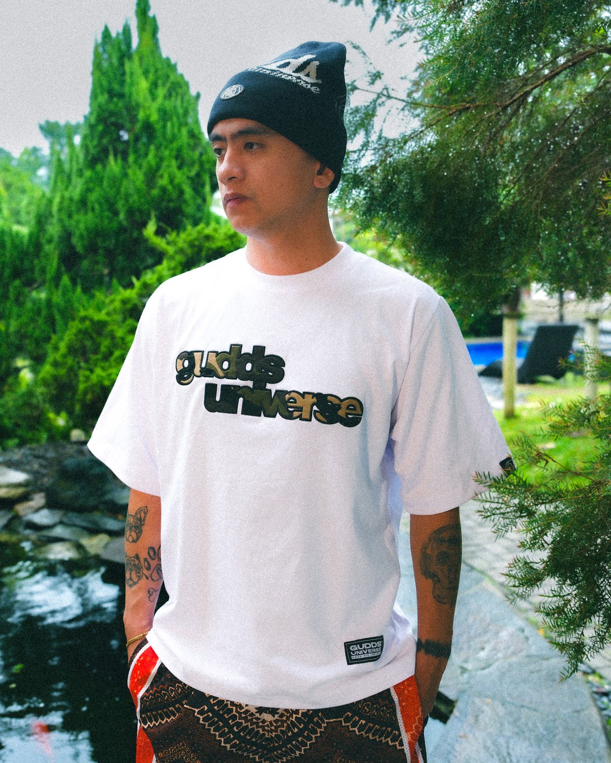 CAMO SPELL OUT TEE