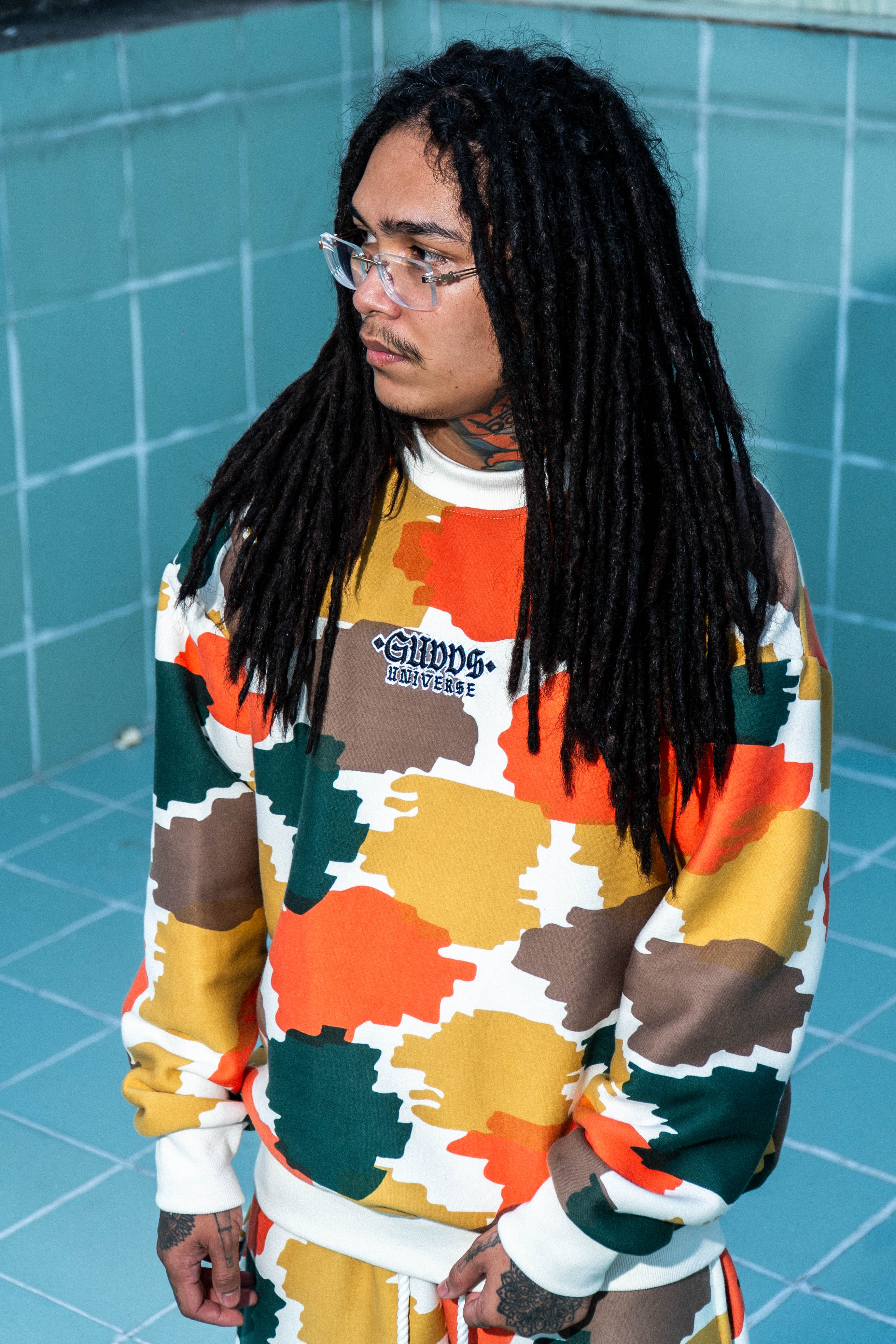 GUDDS "BRUSH CAMO" CREWNECK
