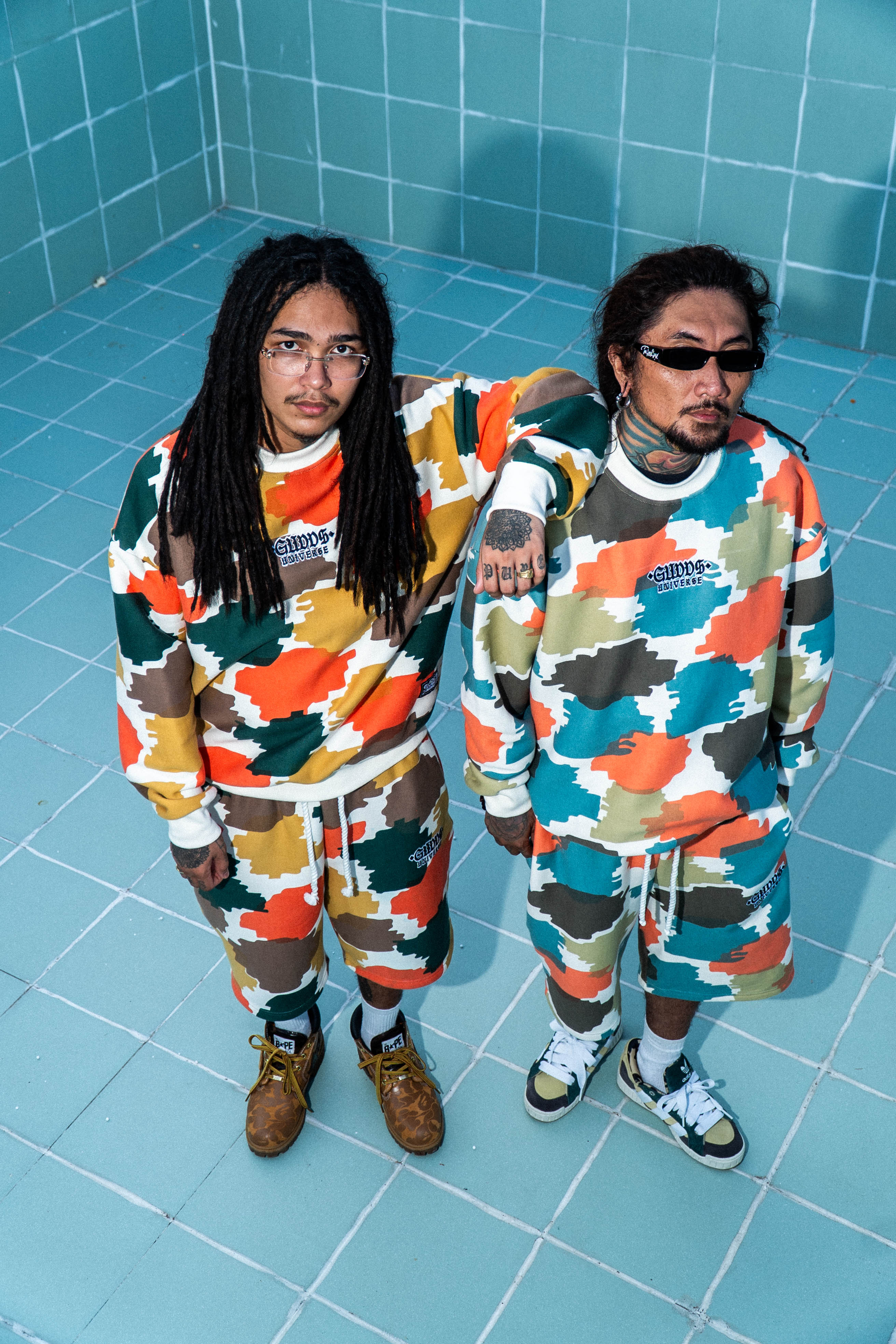 GUDDS "BRUSH CAMO" CREWNECK