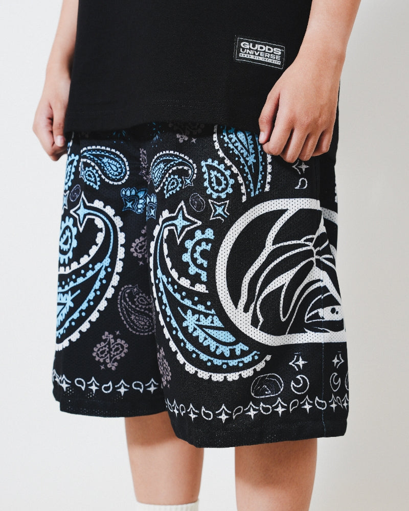 PAISLEY MESH SHORTS