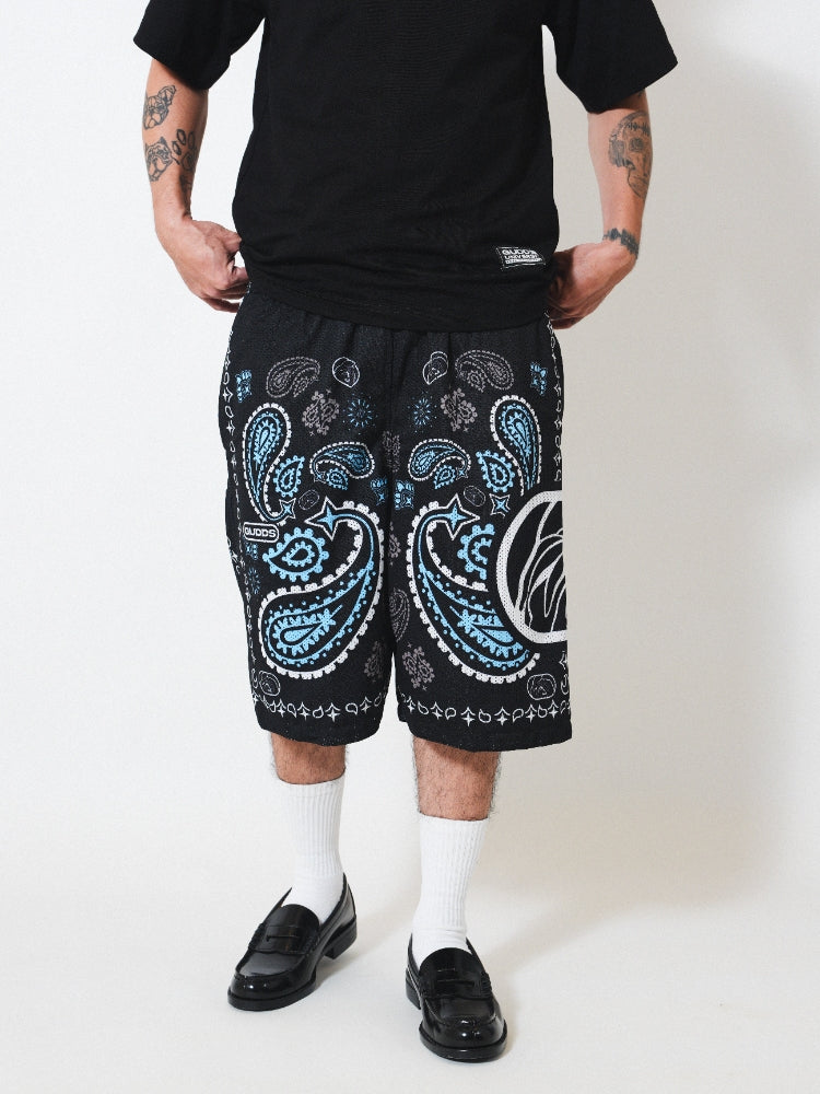 PAISLEY MESH SHORTS