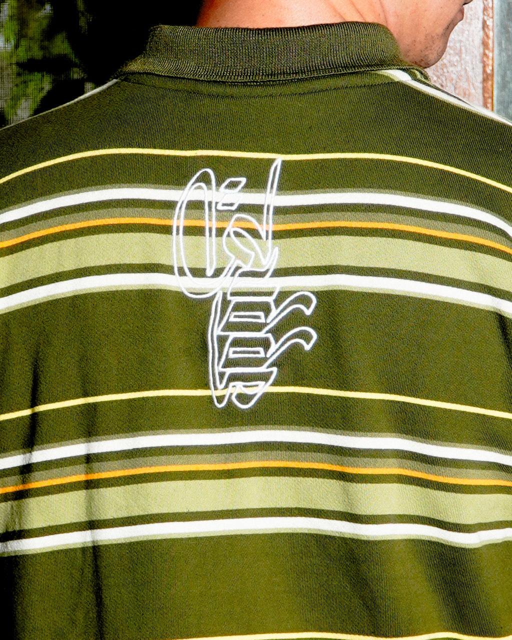 EMBROIDERED MATCHA POLO SHIRT