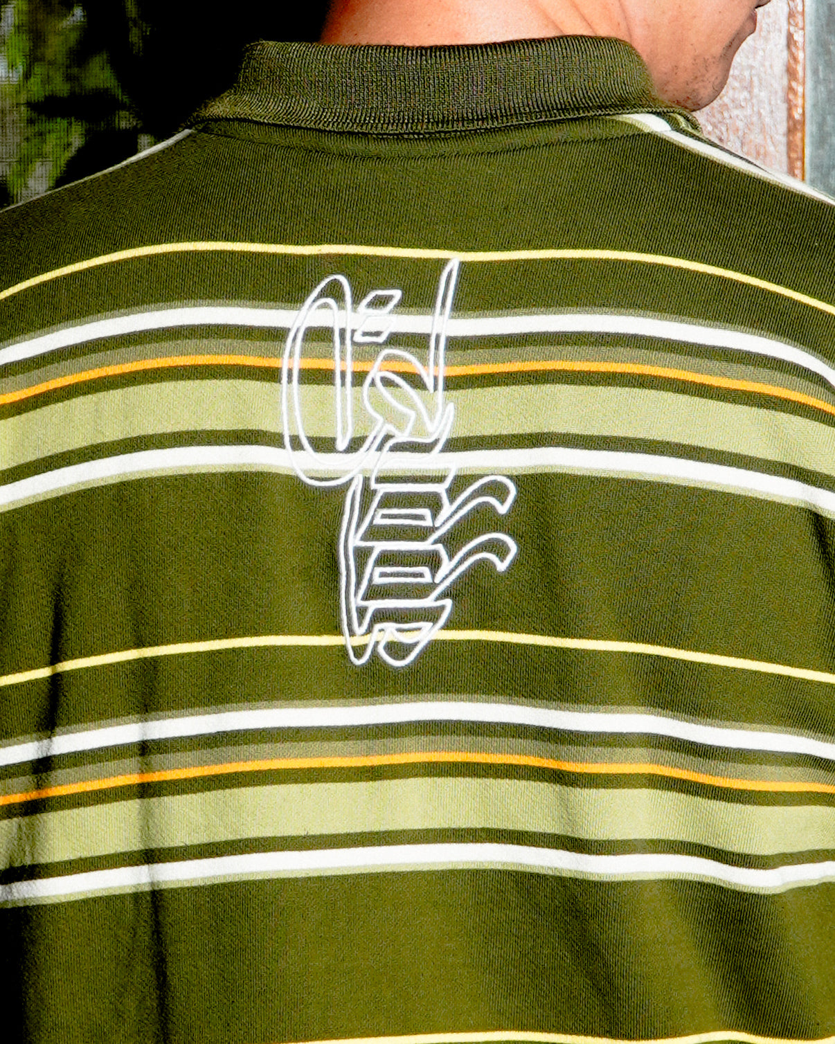 EMBROIDERED MATCHA POLO SHIRT