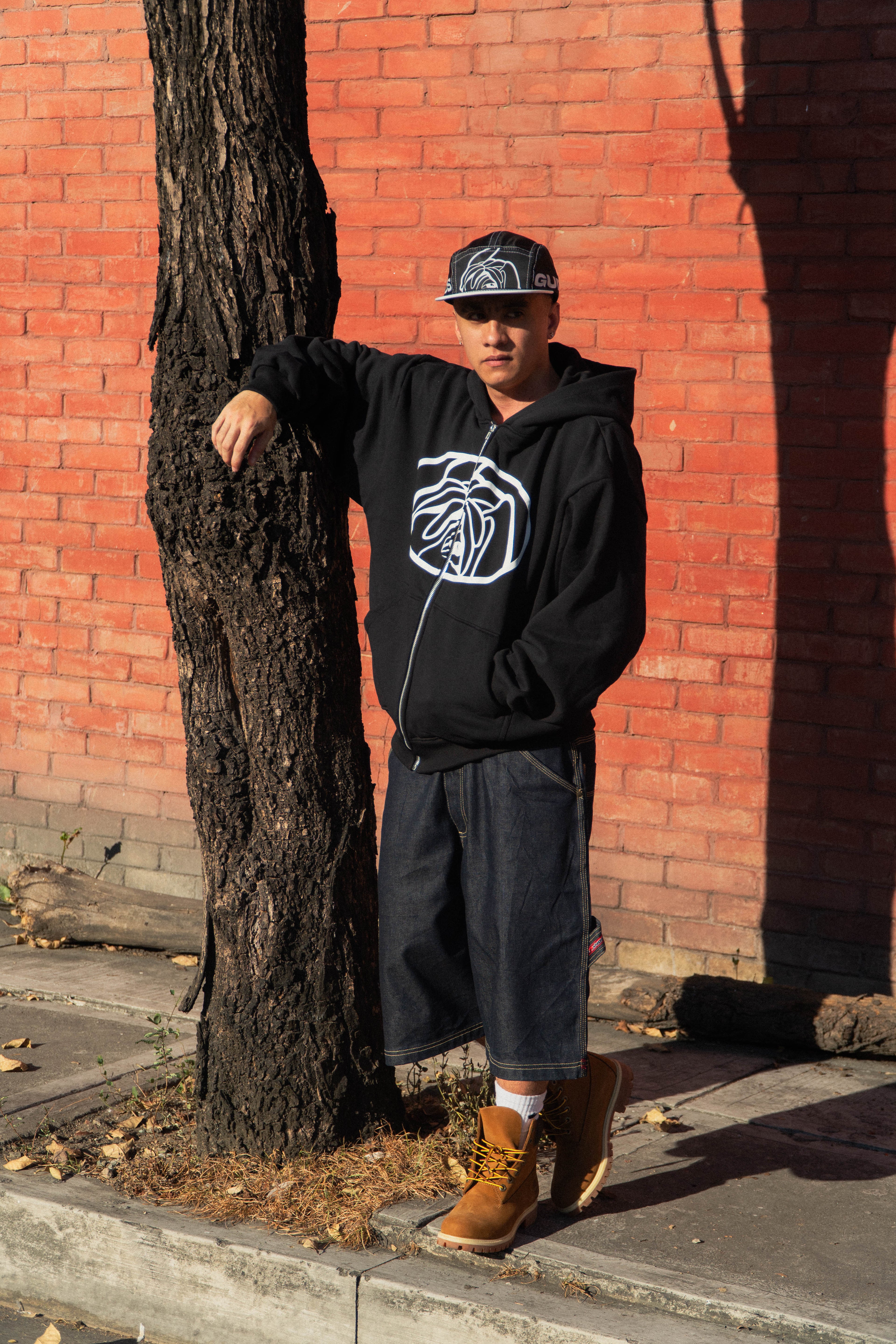 GUDDS - "OVAL" ZIP UP HOODIE (LIMITED PIECES)