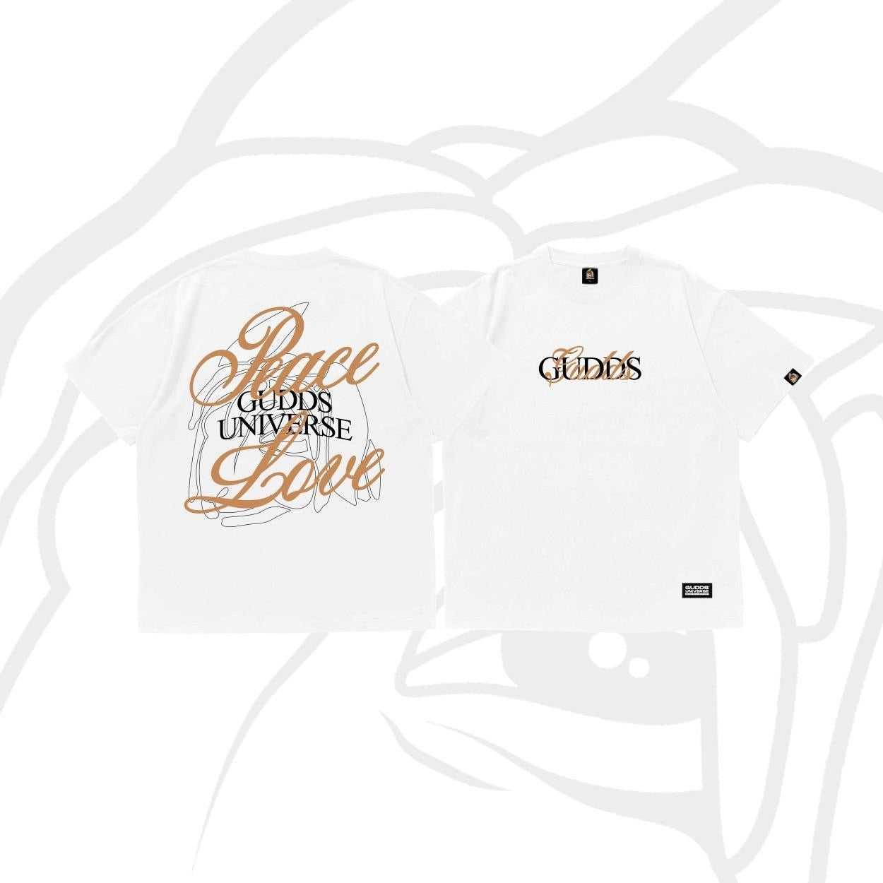 "PEACE AND LOVE" GRAPHIC TEE