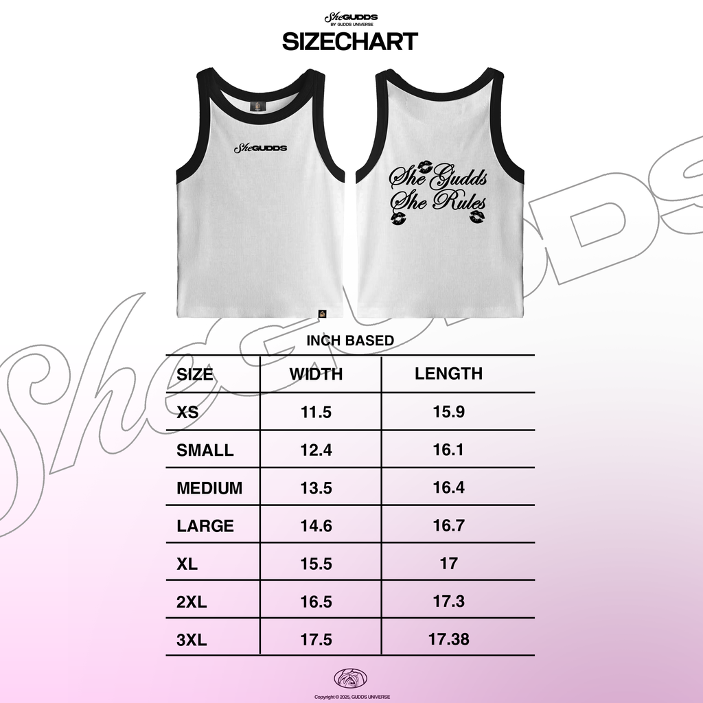 SheGUDDS - “SHE” TANK TOPS BY GUDDS UNIVERSE