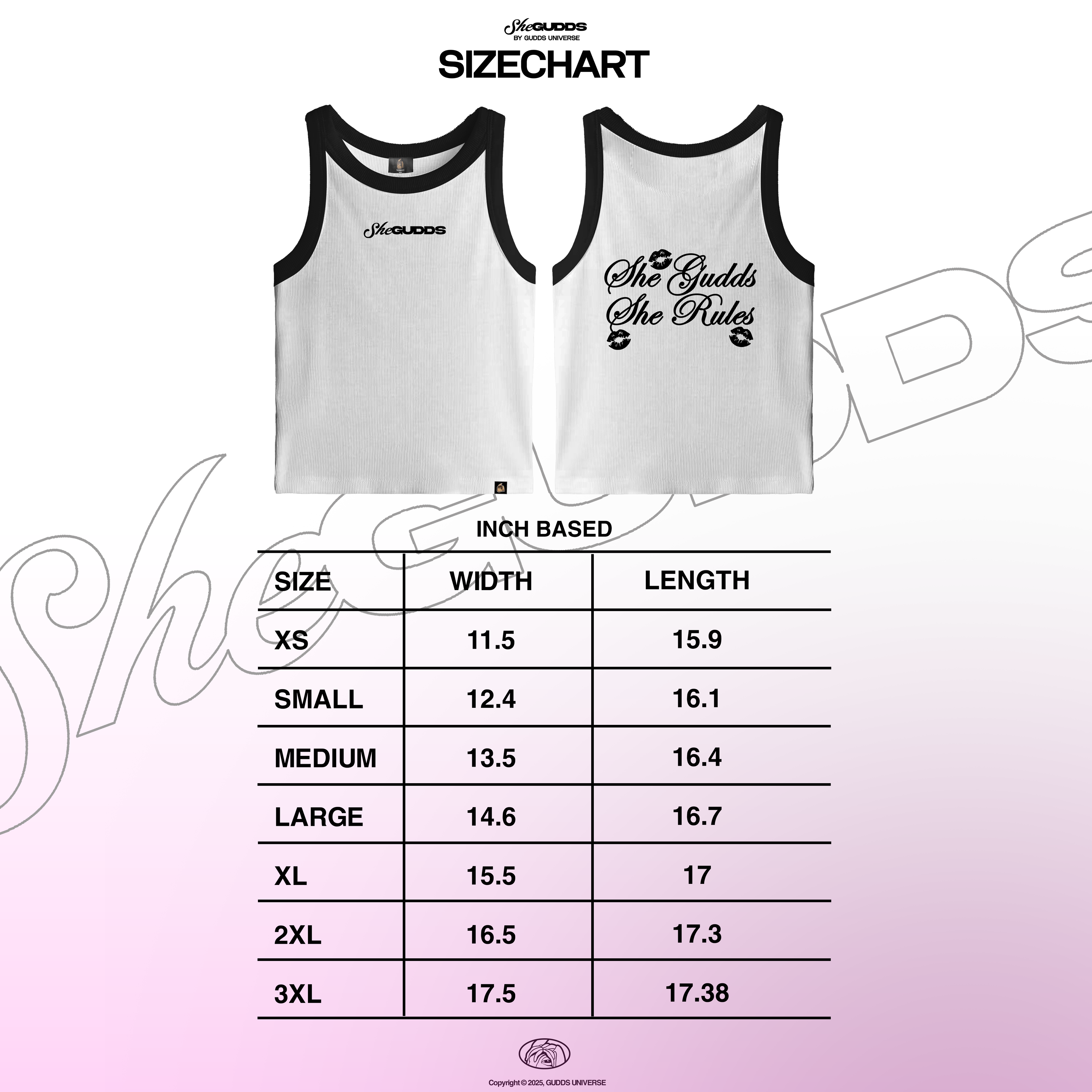 SheGUDDS - “SHE” TANK TOPS BY GUDDS UNIVERSE