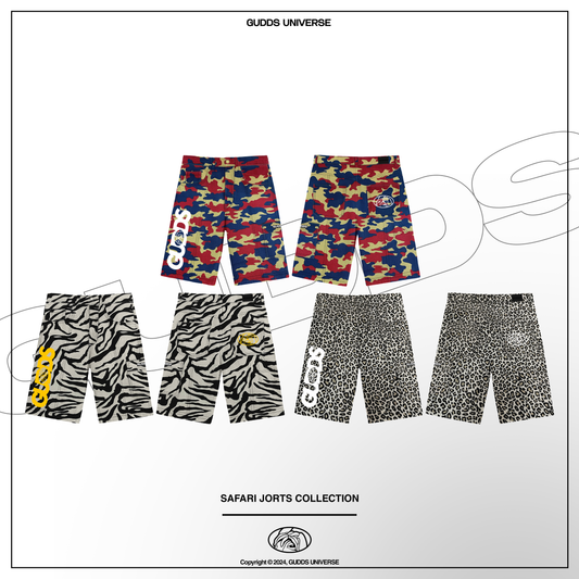 GUDDS UNIVERSE - “SAFARI” JORTS COLLECTION