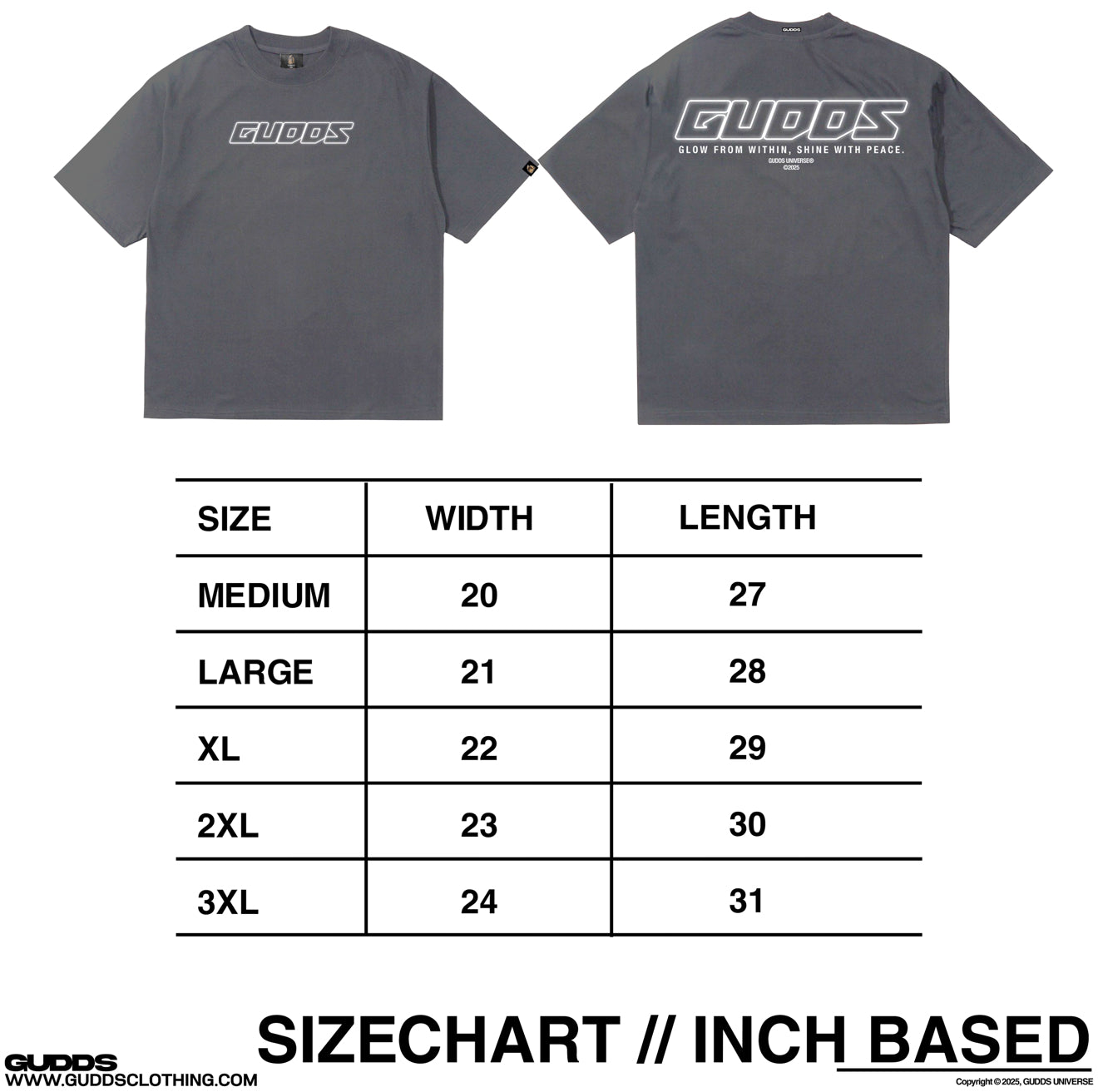 “GLOW TEE” GRAPHIC TEES