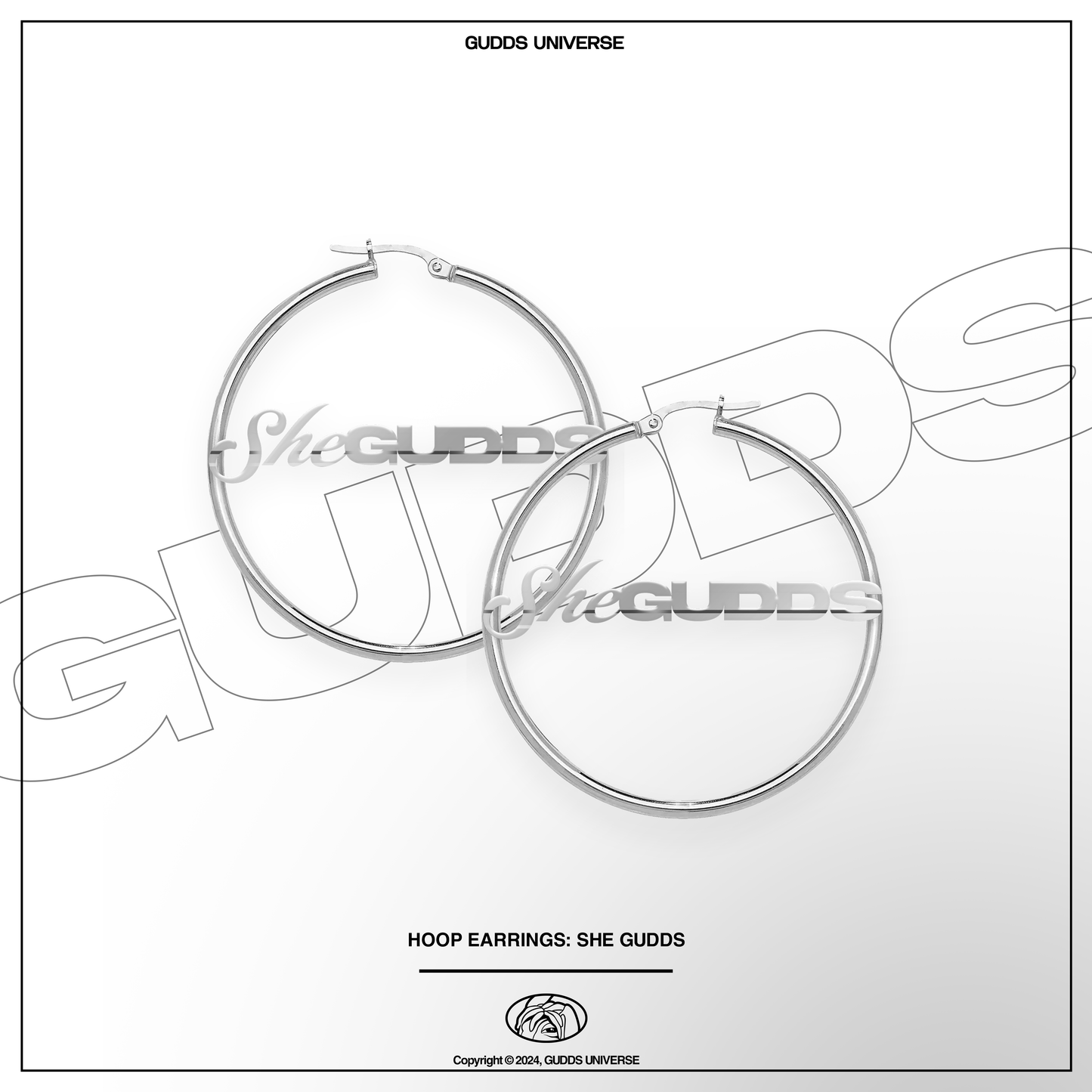 GUDDS - “HOOP” EARRINGS (LIMITED PIECES)