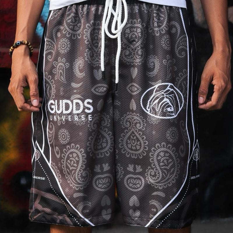 GUDDS UNIVERSE - "STEALTH BANDANA" MESH SHORT