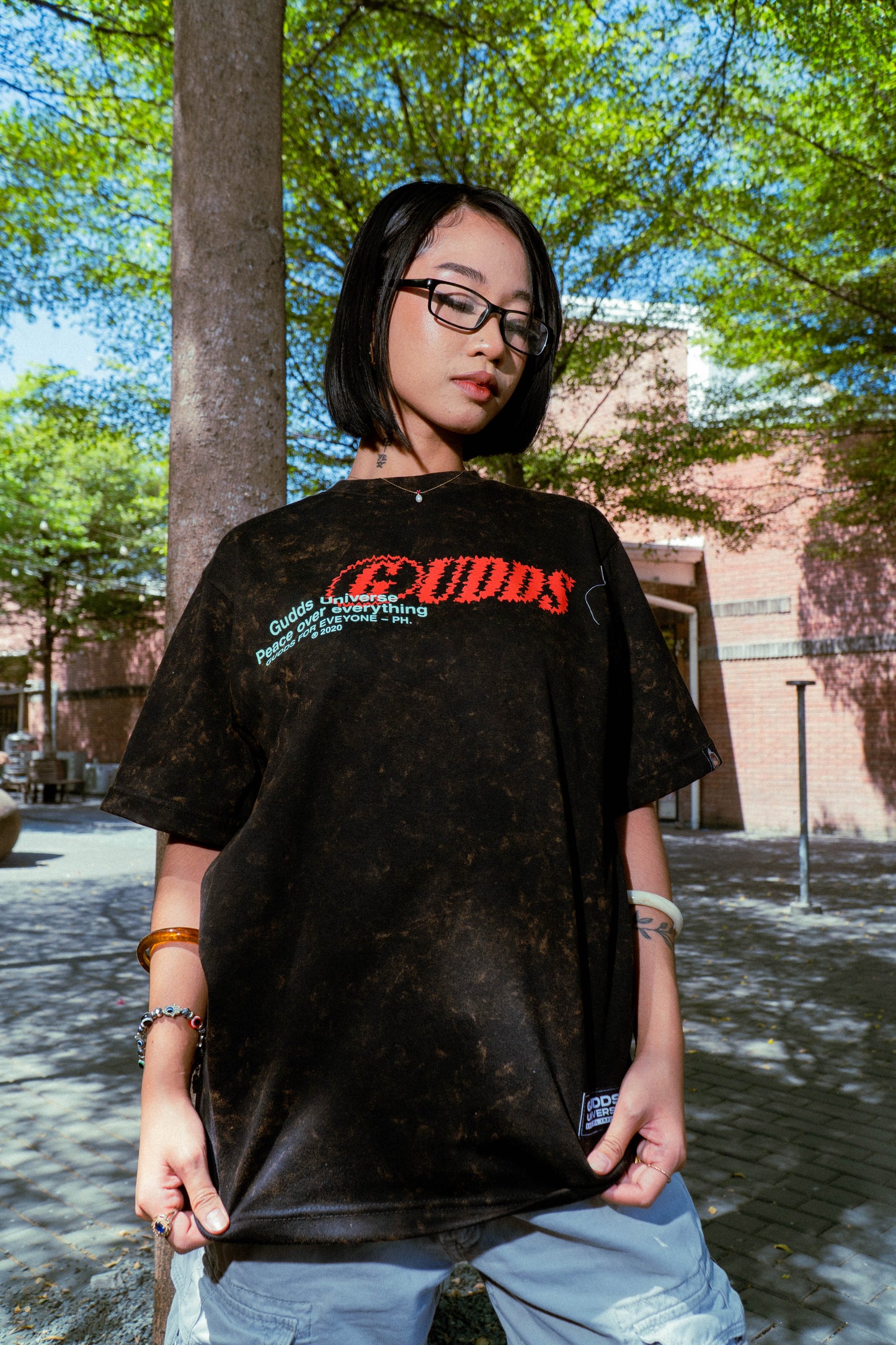 GUDDS - "FADE AND RESTART" ACID WASH TEE
