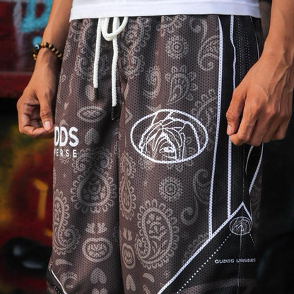 GUDDS UNIVERSE - "STEALTH BANDANA" MESH SHORT