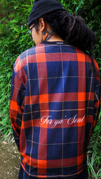 “PLAID FULL MESH” LONGSLEEVES