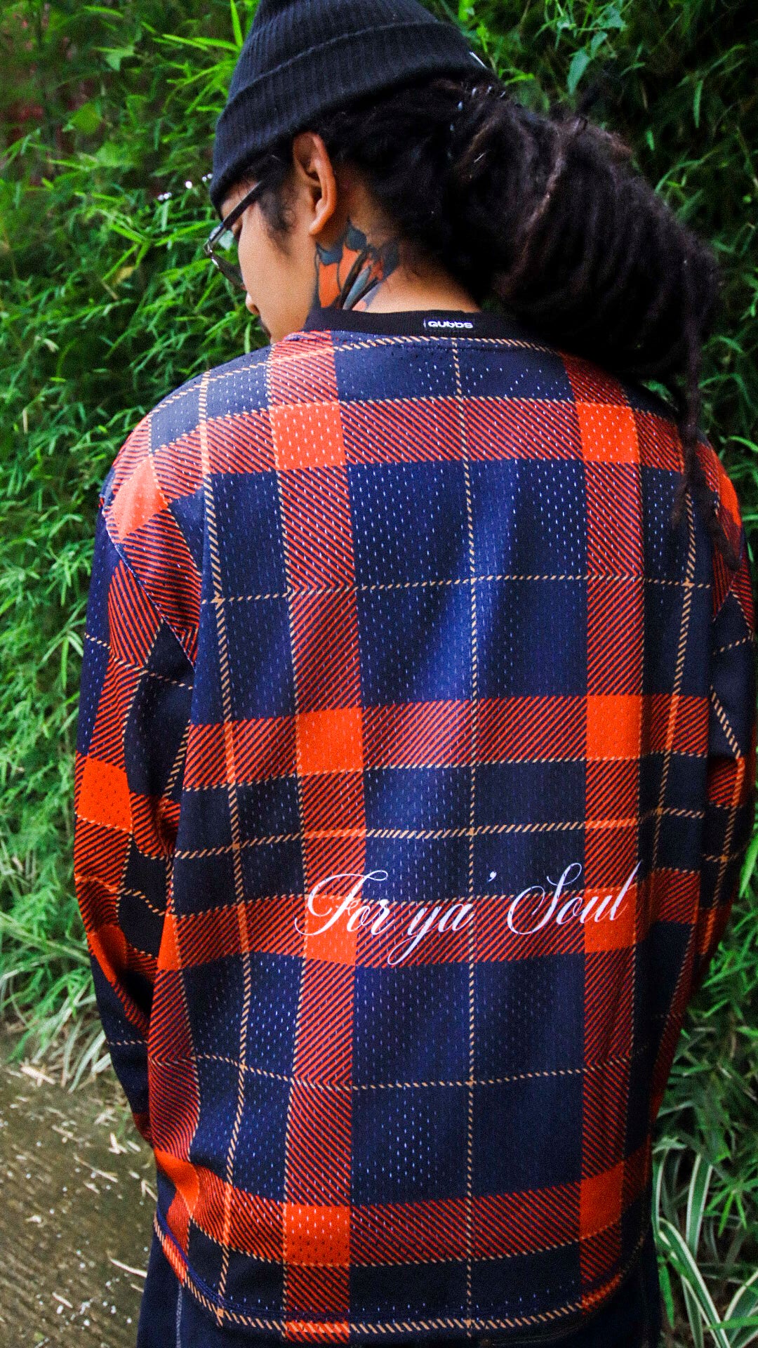 GUDDS UNIVERSE - “PLAID FULL MESH” LONGSLEEVES