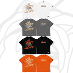 "PEACE AND LOVE" GRAPHIC TEE