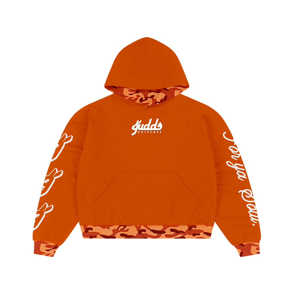 2 TONE ORENJI CAMOU HOODIE