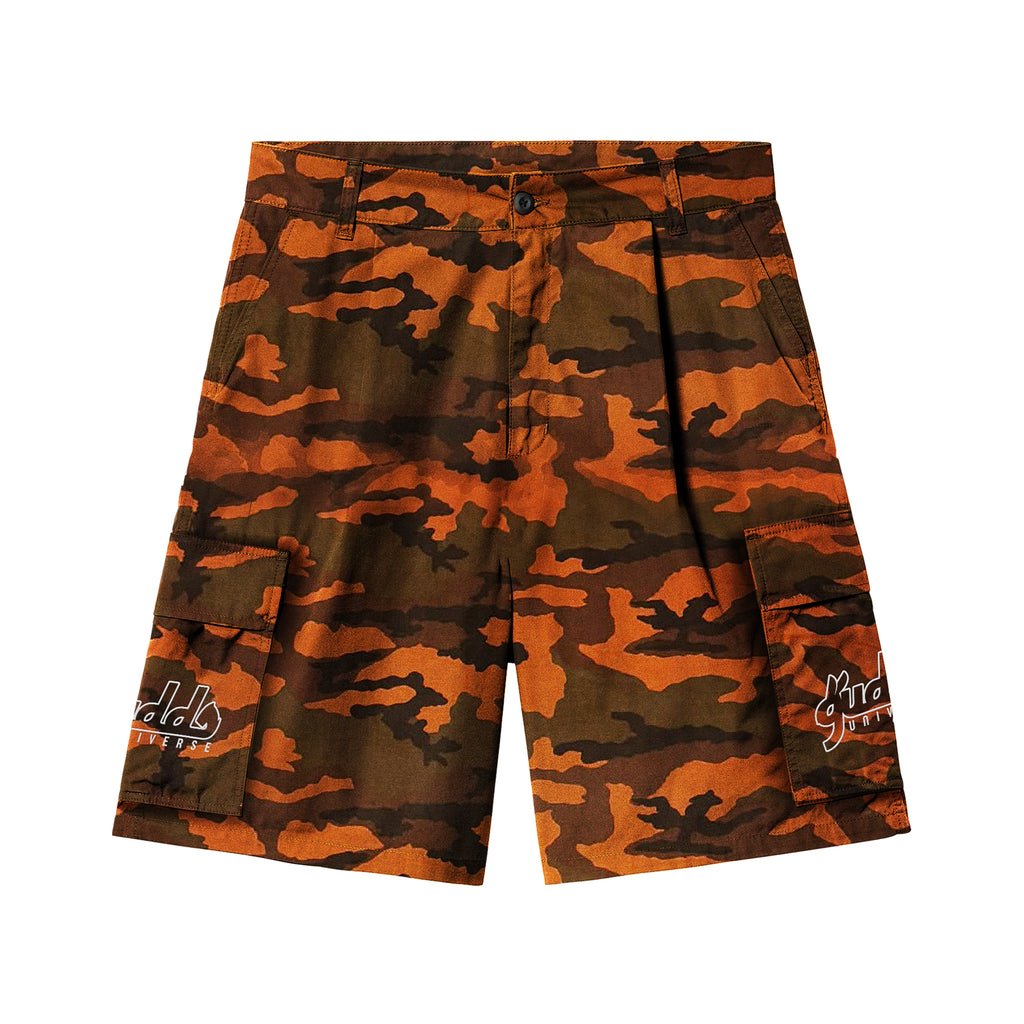 ORENJI CAMOU 6 POCKET CARGO JORTS