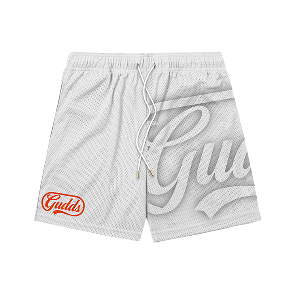 "SCRIPT CAPSULE" MESH SHORTS