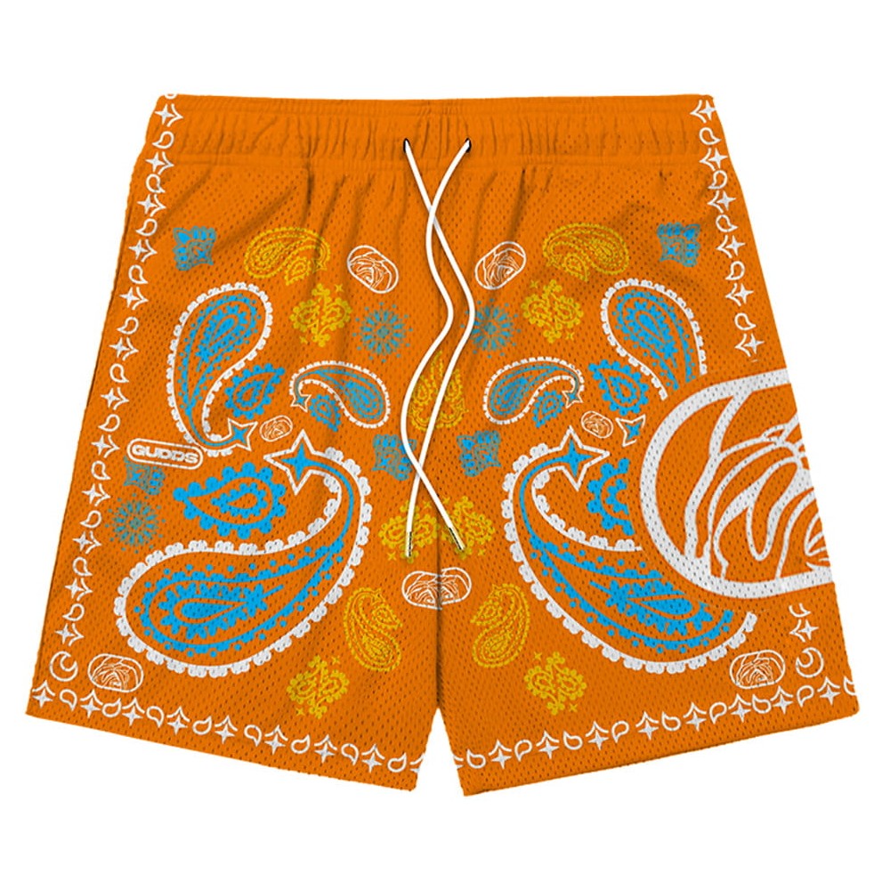 PAISLEY MESH SHORTS