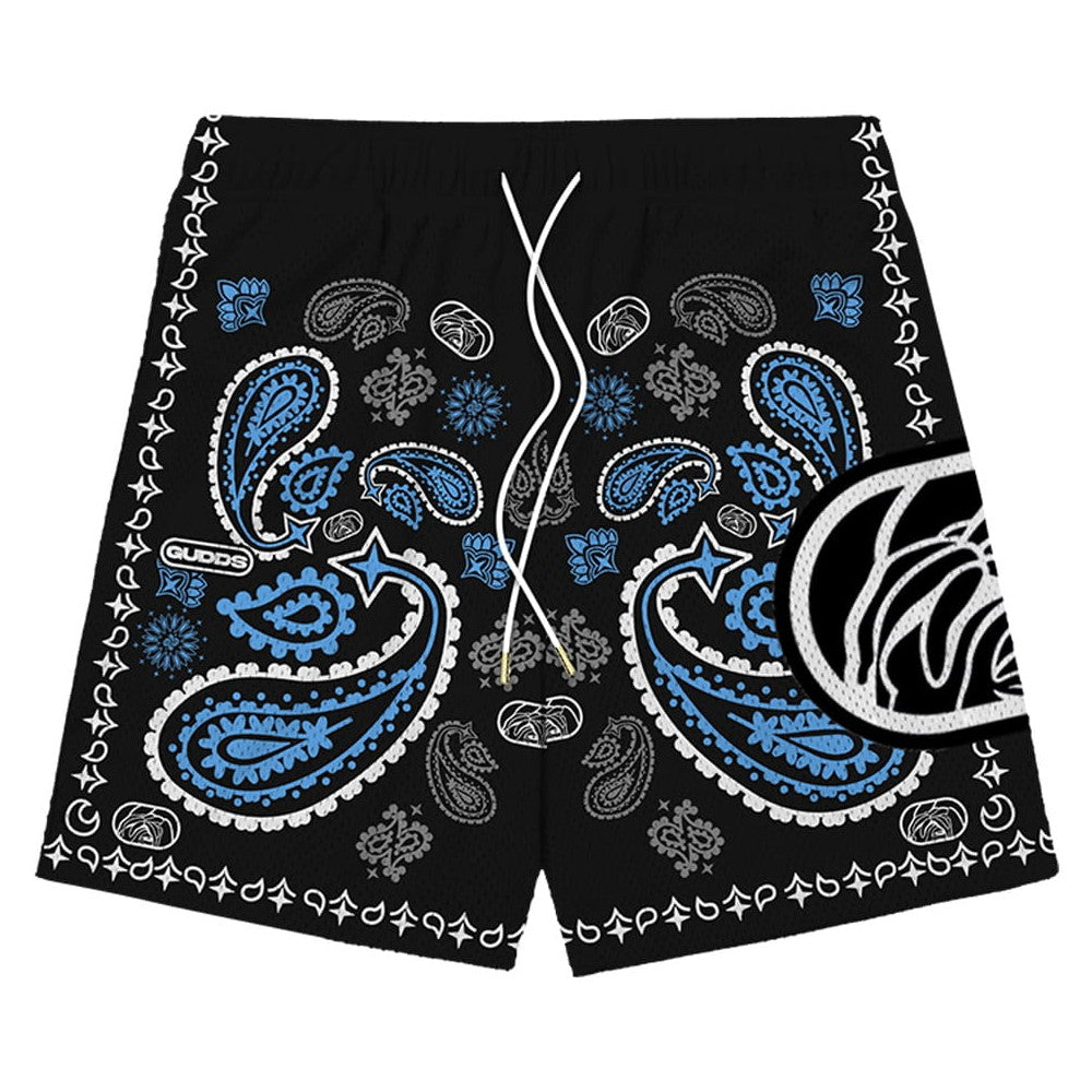 PAISLEY MESH SHORTS