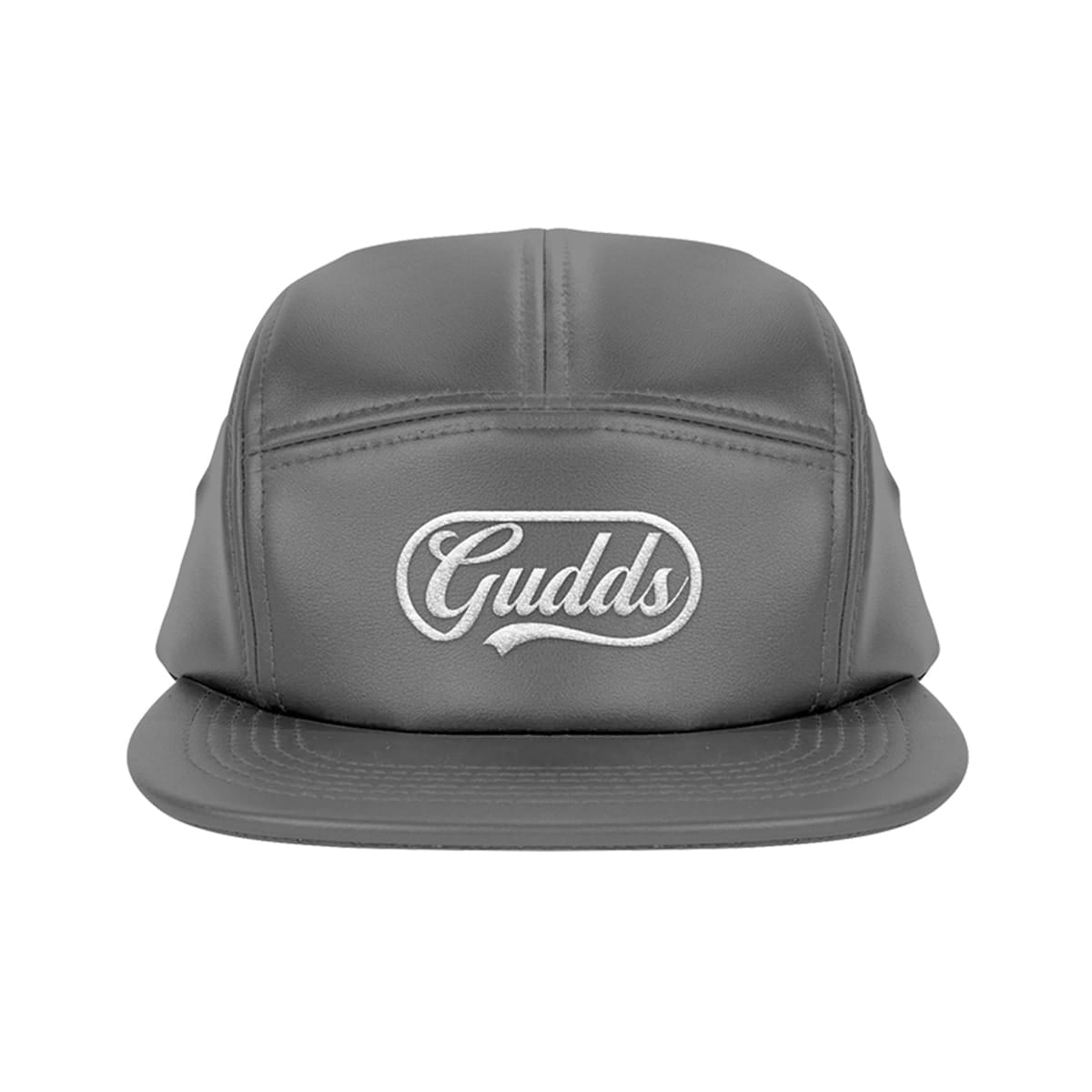 SCRIPT CAPSULE 5-PANEL LEATHER CAP