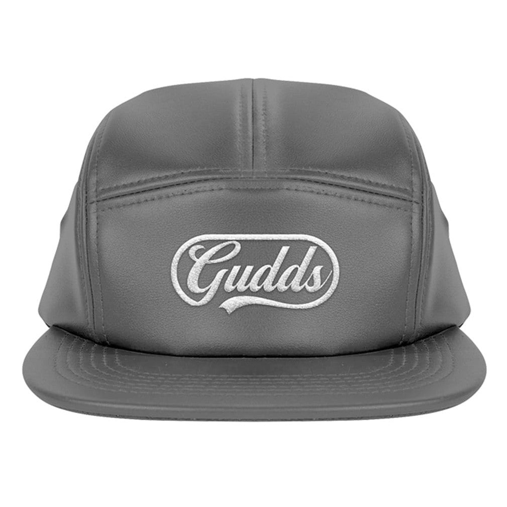 SCRIPT CAPSULE 5-PANEL LEATHER CAP