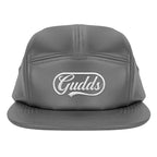 SCRIPT CAPSULE 5-PANEL LEATHER CAP