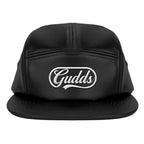 SCRIPT CAPSULE 5-PANEL LEATHER CAP