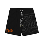 "SCRIPT CAPSULE" MESH SHORTS