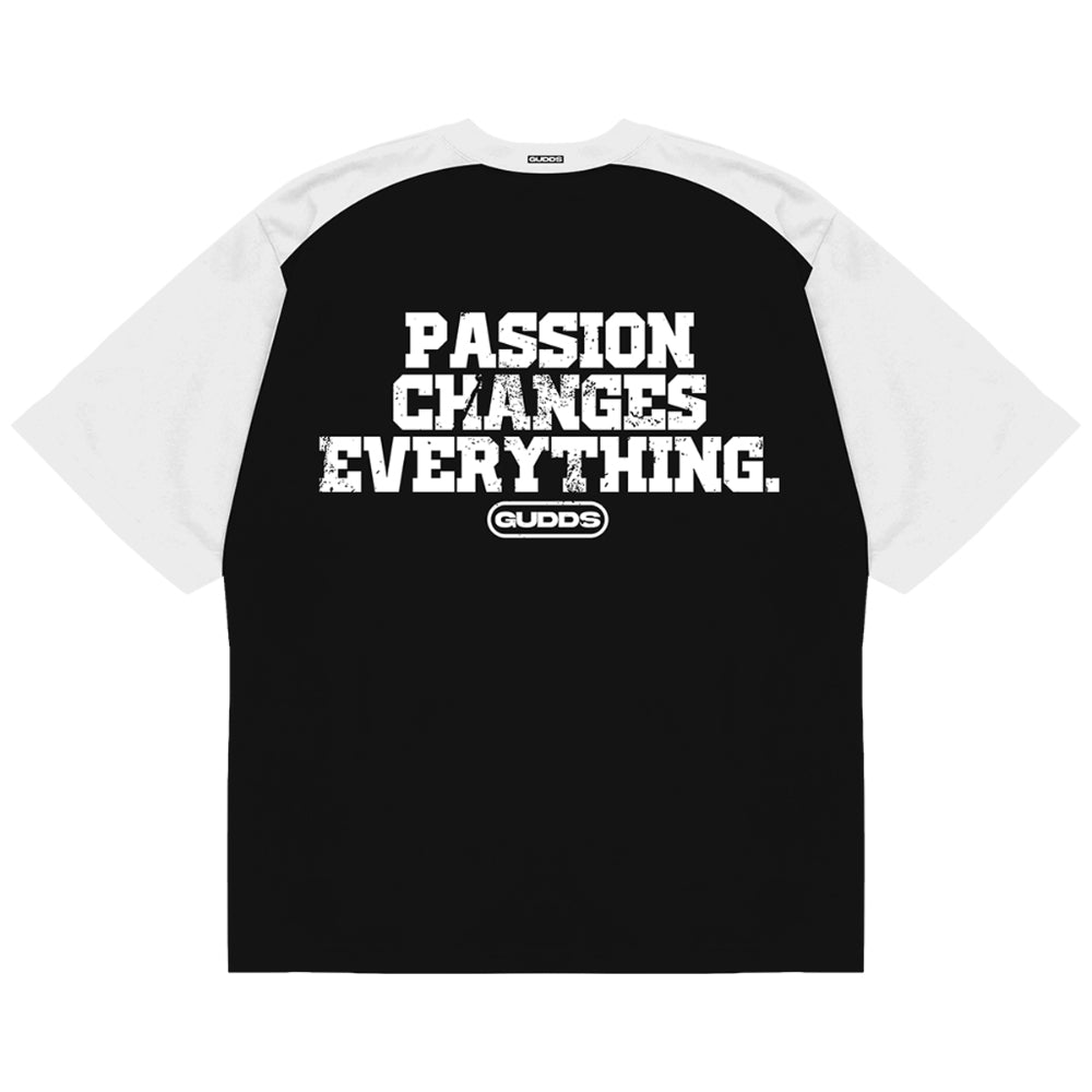 "PASSION" RAGLAN TEE
