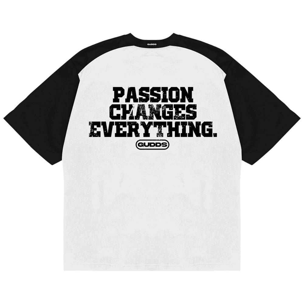 "PASSION" RAGLAN TEE