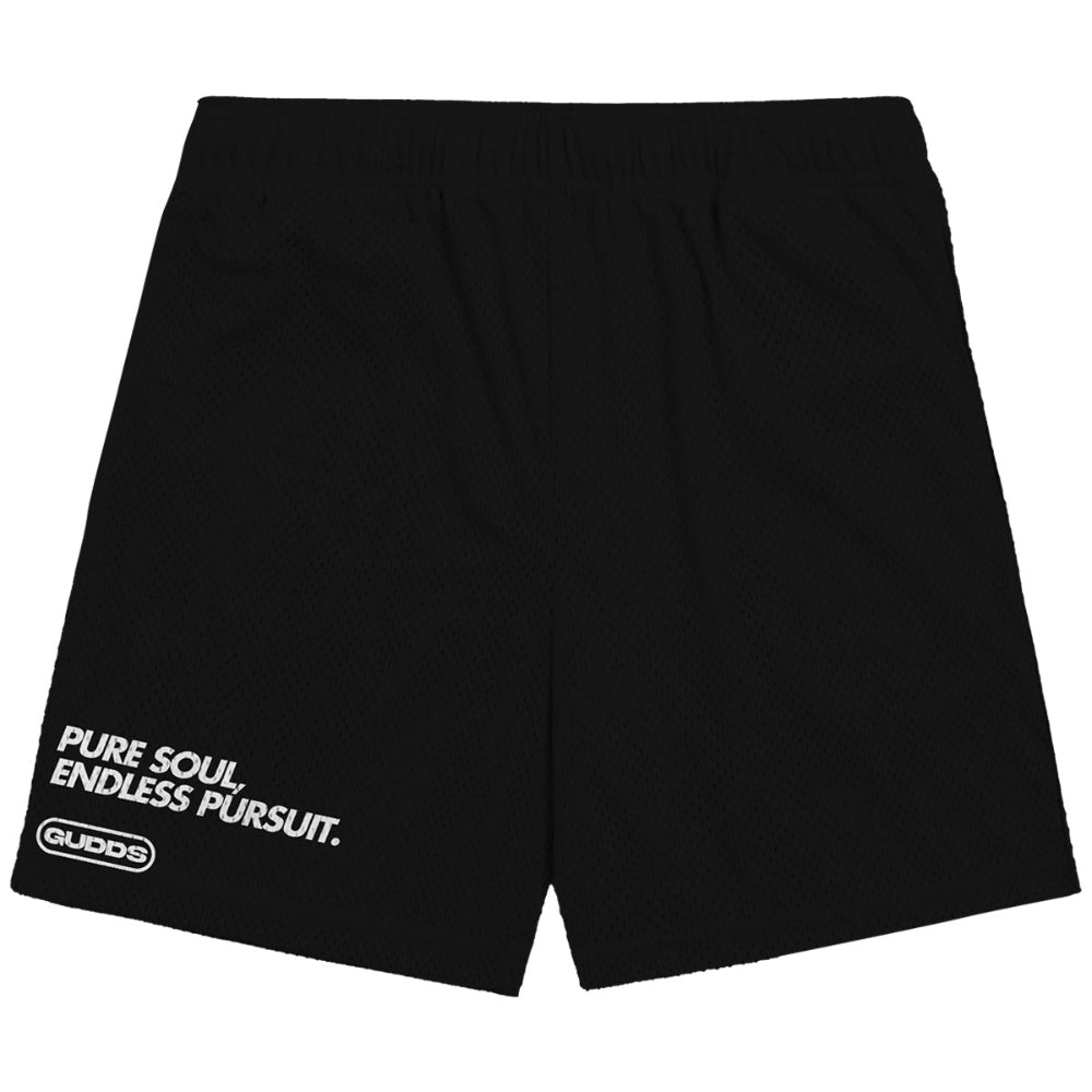 "ENDLESS PURSUIT" MESH SHORTS