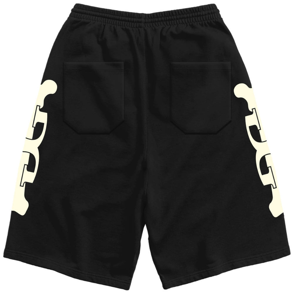 "BONE BY BONE" SWEATSHORTS