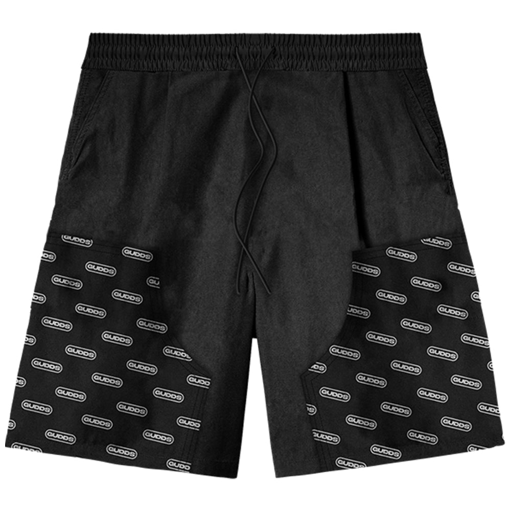 "OG TYPEFACE LOGOS" DOUBLE KNEE SHORTS