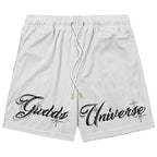 “CHICANO SCRIPT" MESH SHORTS