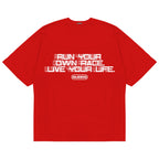 “RACE” GRAPHIC TEE