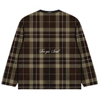 “PLAID FULL MESH” LONGSLEEVES